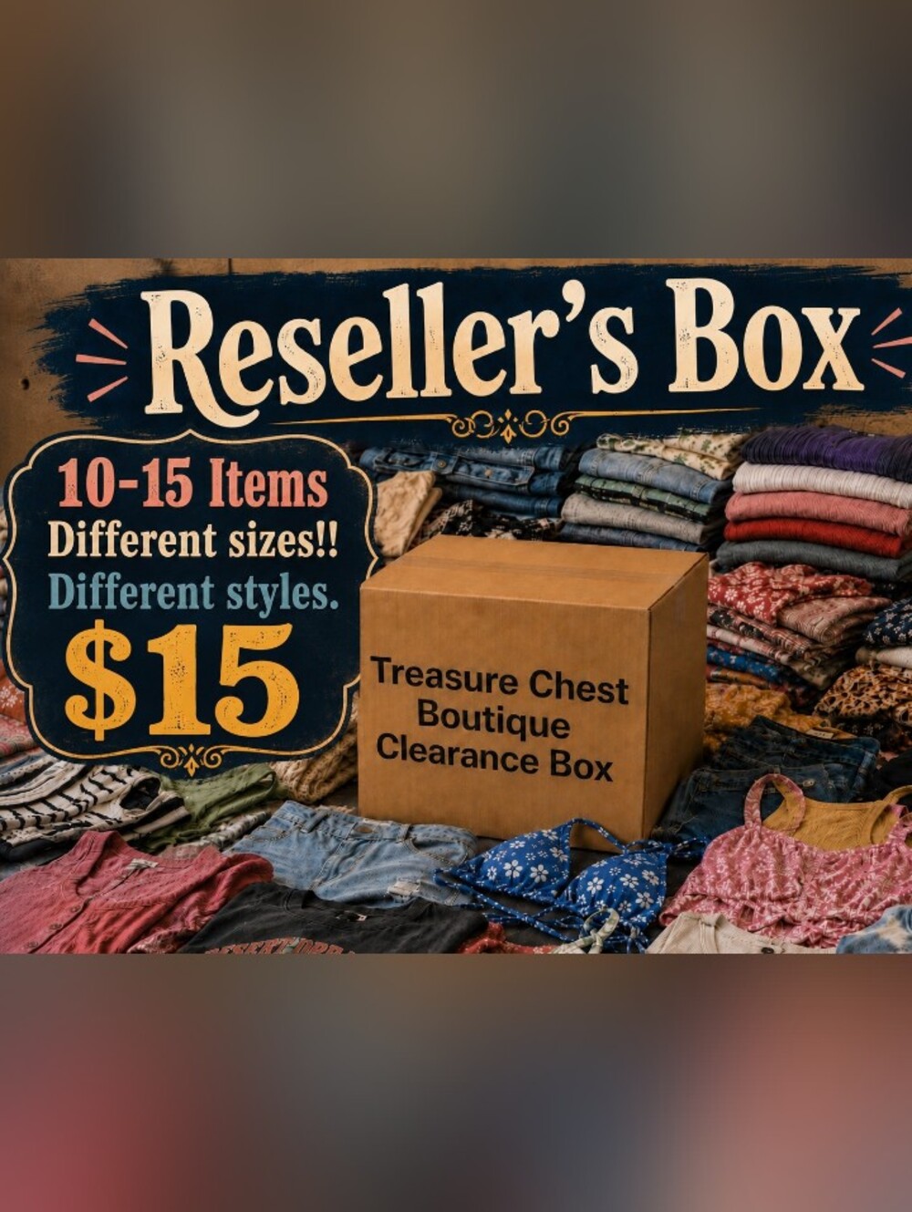 Reseller's Box - Assorted Clothing Bundle! Plenty To Resell!!!